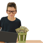 kid saving money